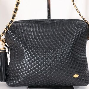 Bally’s Black Quilted Shoulder Bag